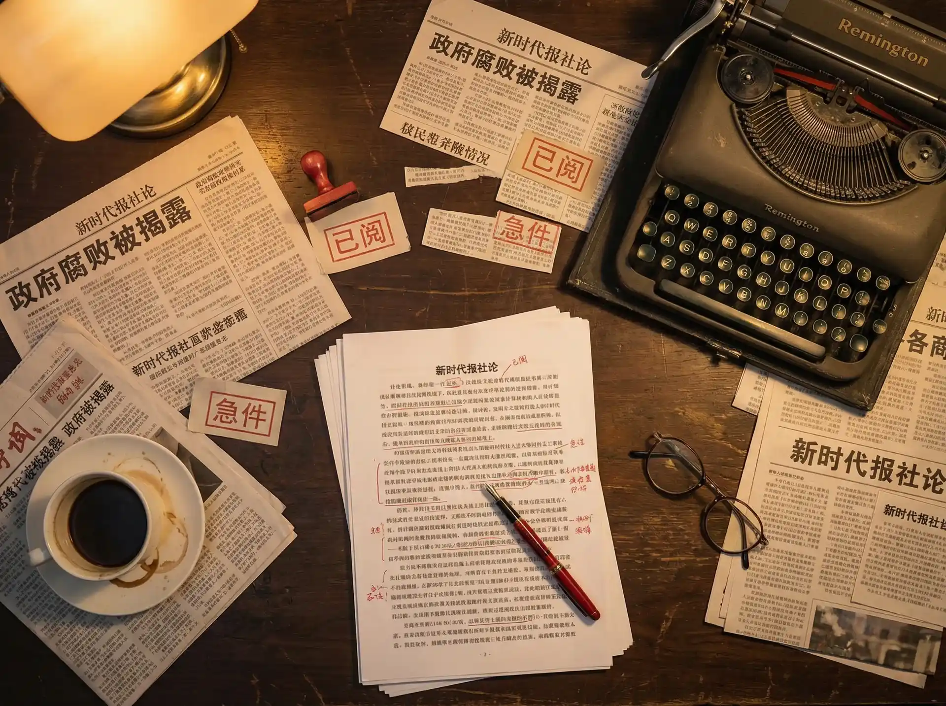御梦子-优质动漫作品|官方资源|免费提供 - 报社编辑部工作场景